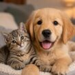 cão e gato fofos pets
